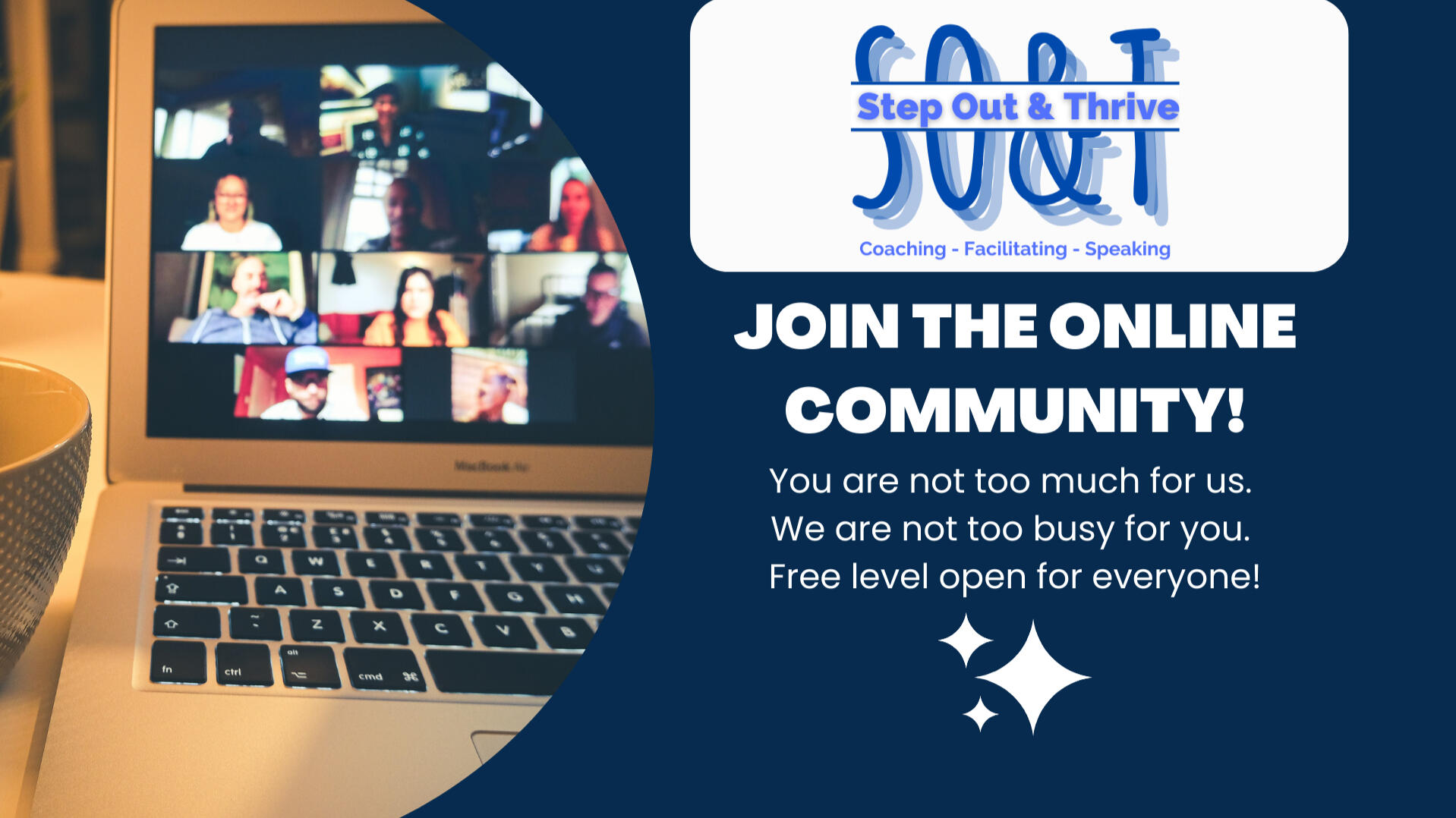 Join the Step Out &amp; Thrive Online Community!